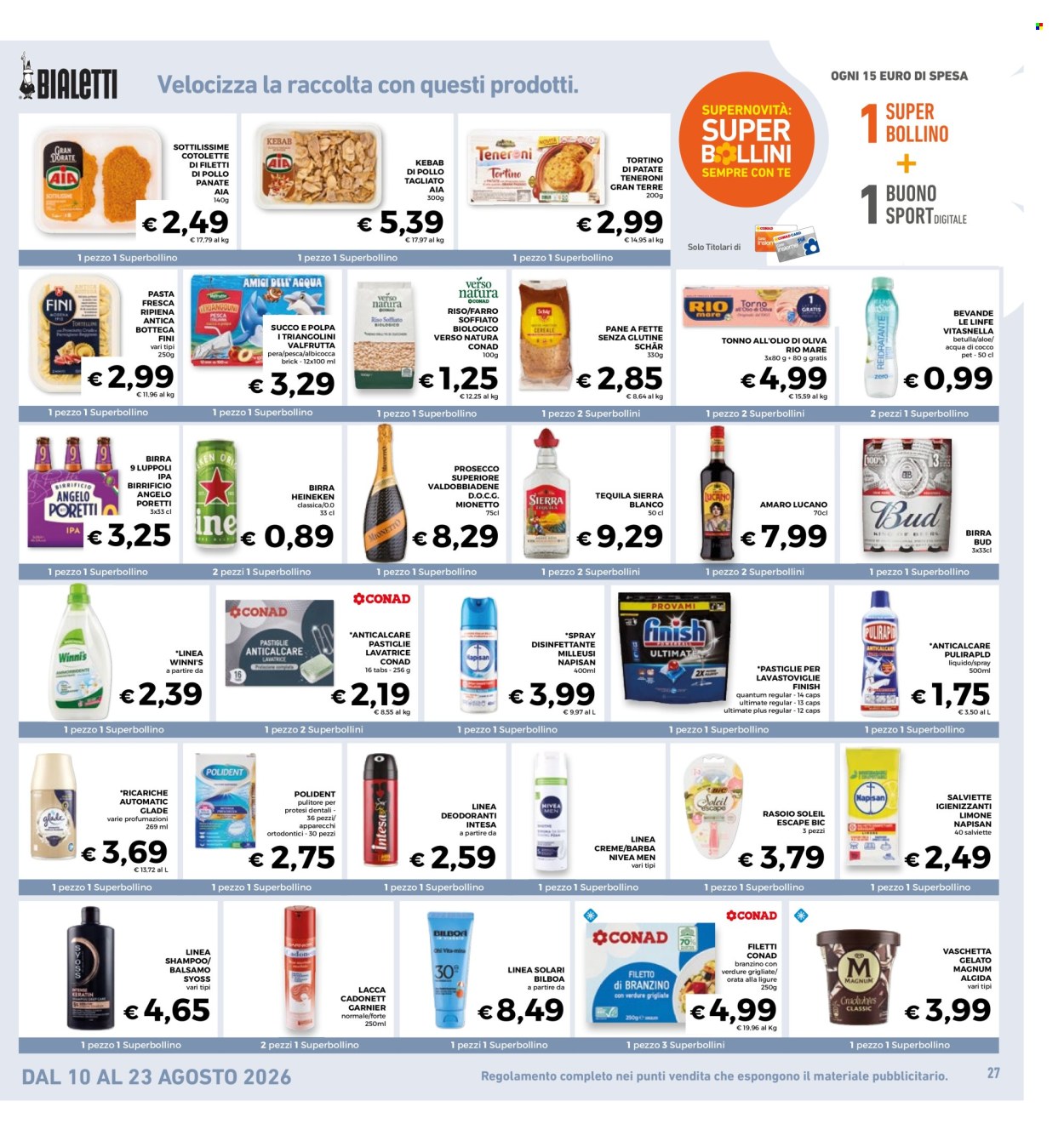Volantino Conad Superstore - 10/8/2026 - 23/8/2026. Pagina 27