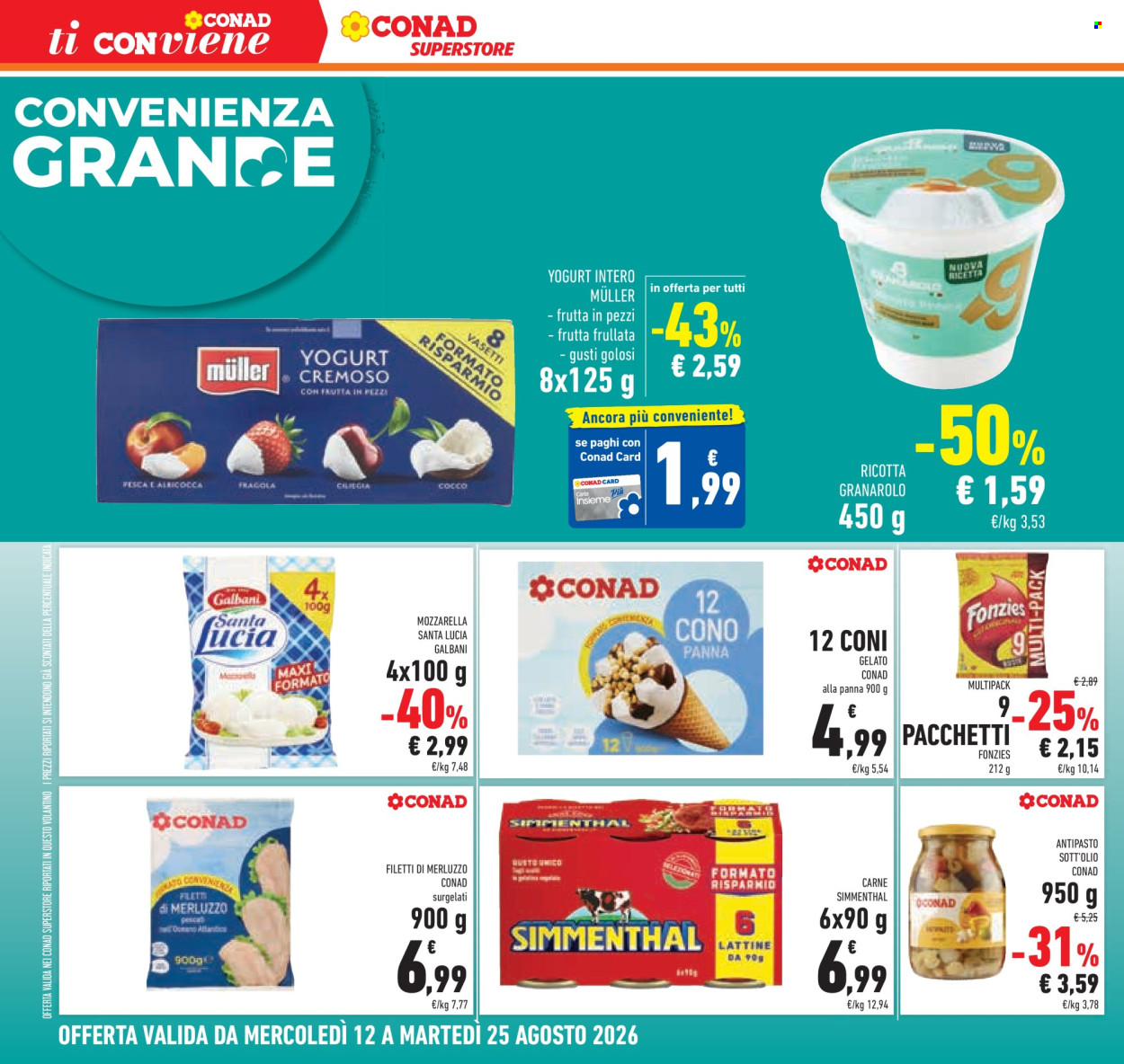 Volantino Conad Superstore - 12/8/2026 - 25/8/2026. Pagina 8