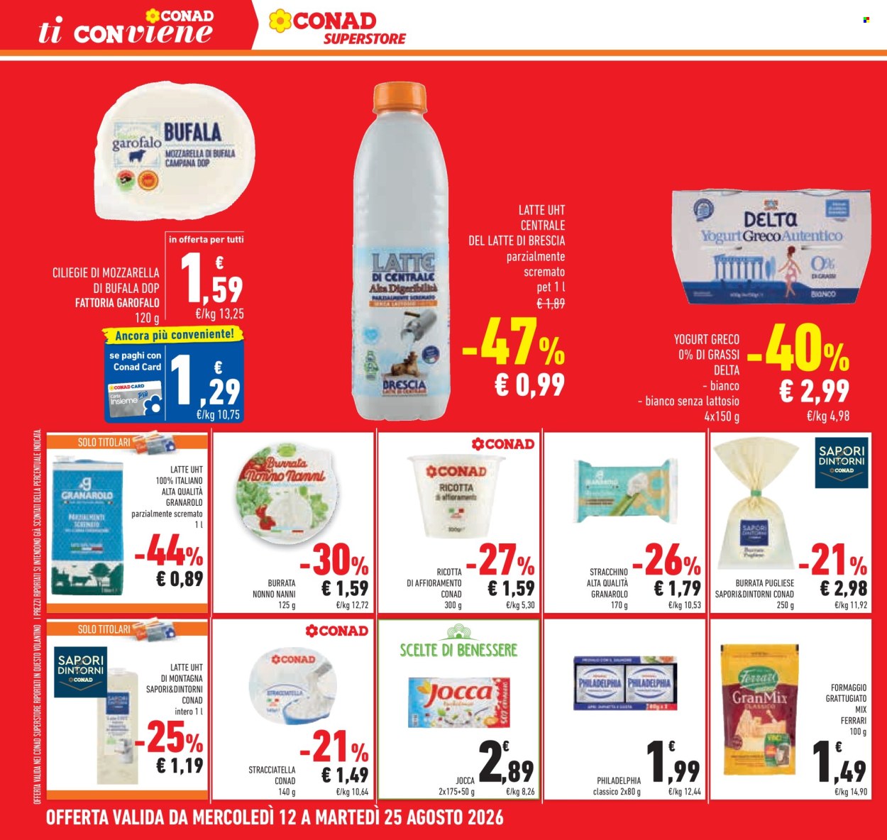 Volantino Conad Superstore - 12/8/2026 - 25/8/2026. Pagina 24