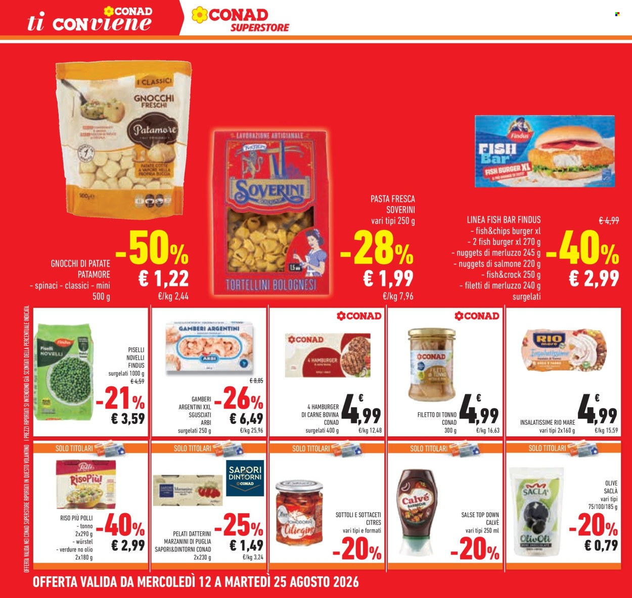 Volantino Conad Superstore - 12/8/2026 - 25/8/2026. Pagina 26