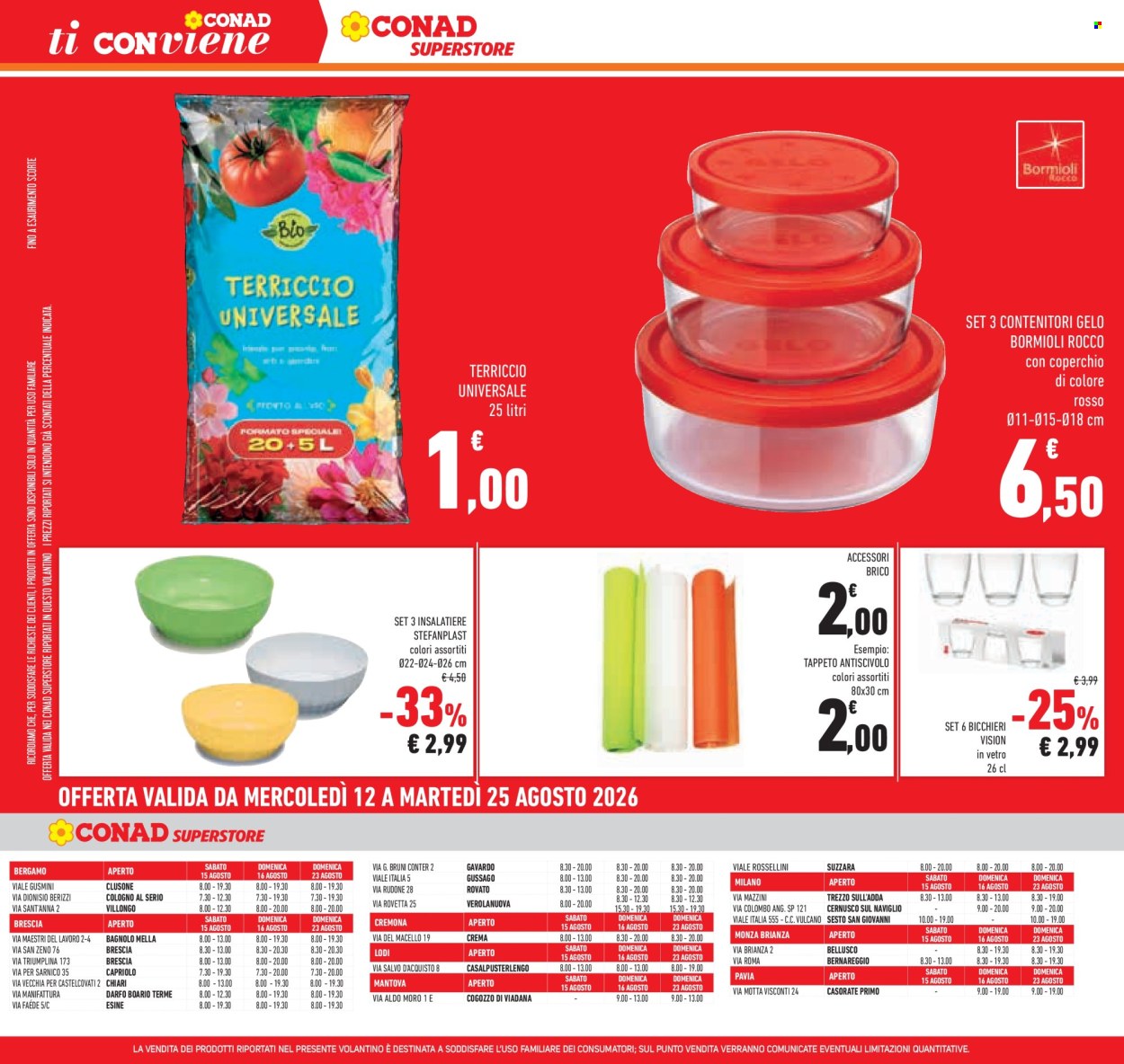 Volantino Conad Superstore - 12/8/2026 - 25/8/2026. Pagina 36