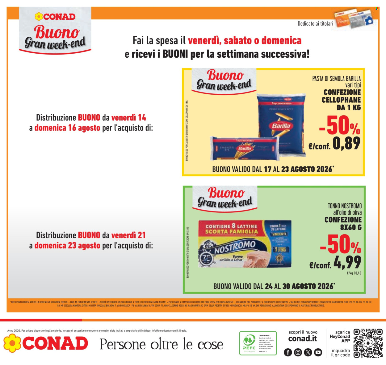Volantino Conad Superstore - 12/8/2026 - 25/8/2026. Pagina 46
