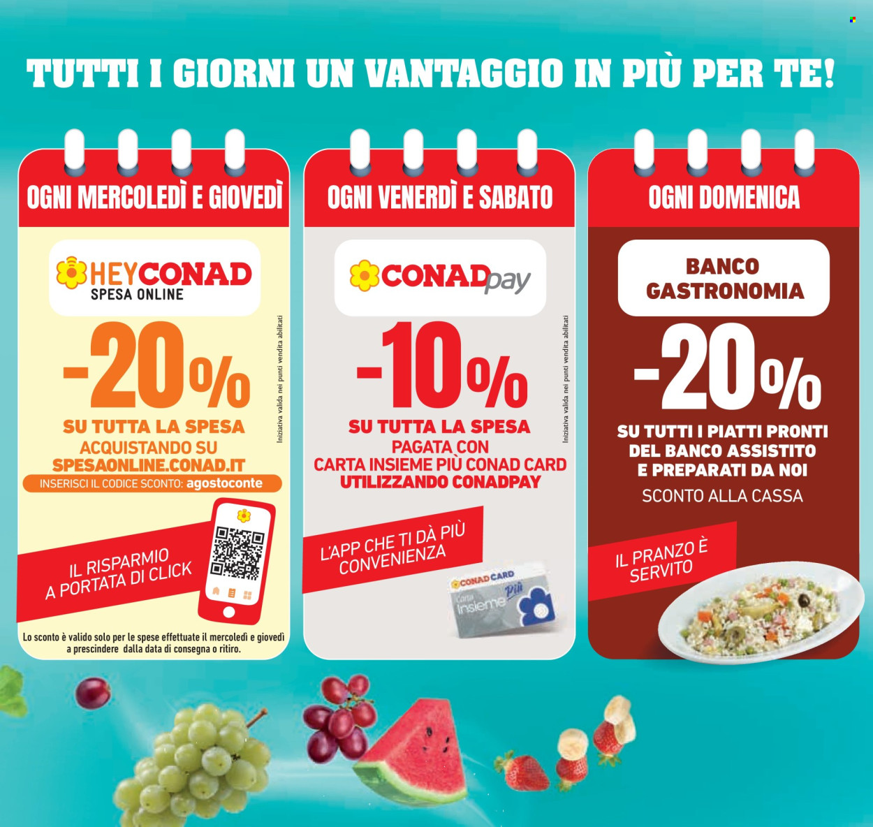 Volantino Conad Superstore - 12/8/2026 - 25/8/2026. Pagina 3