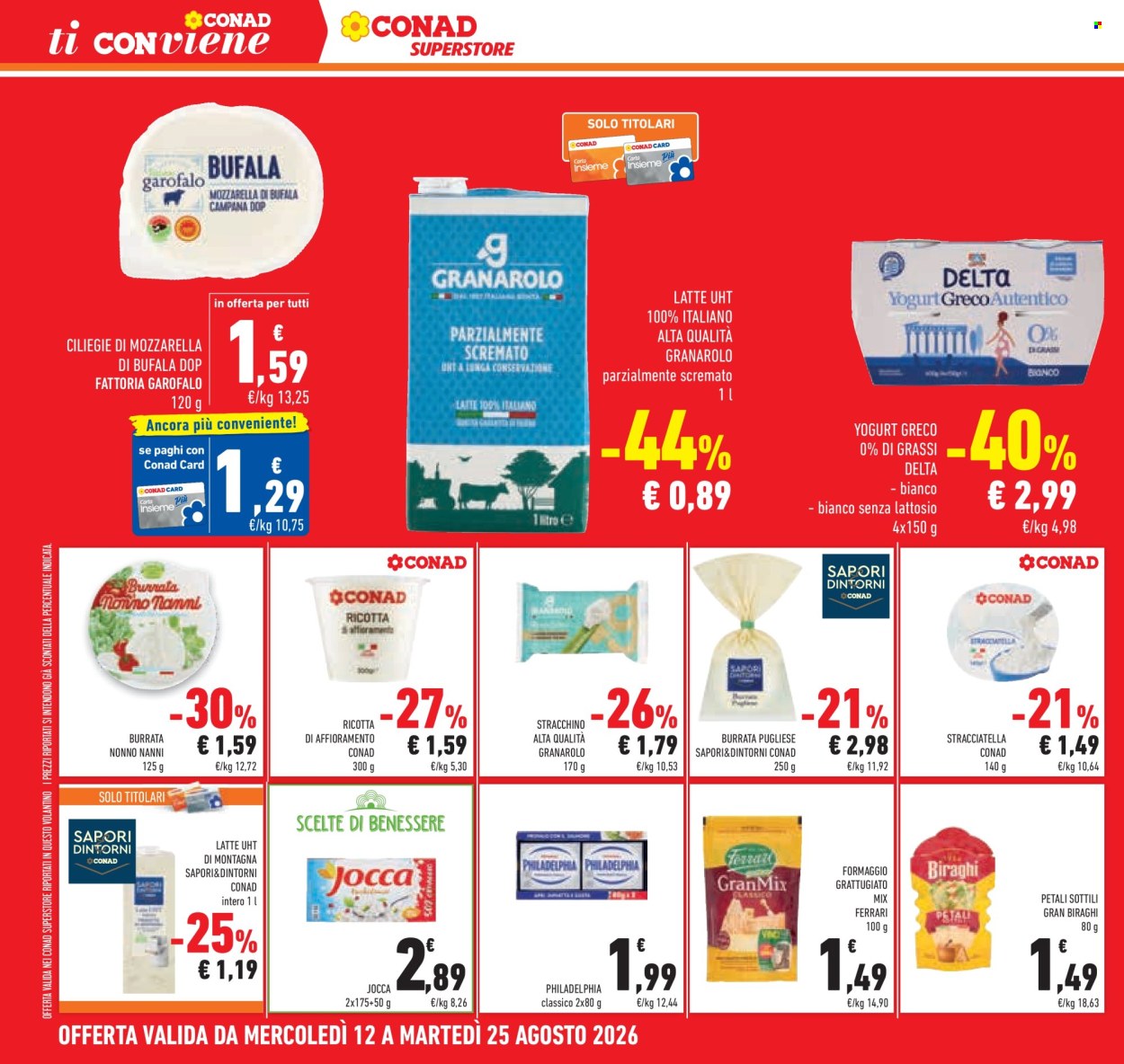 Volantino Conad Superstore - 12/8/2026 - 25/8/2026. Pagina 18