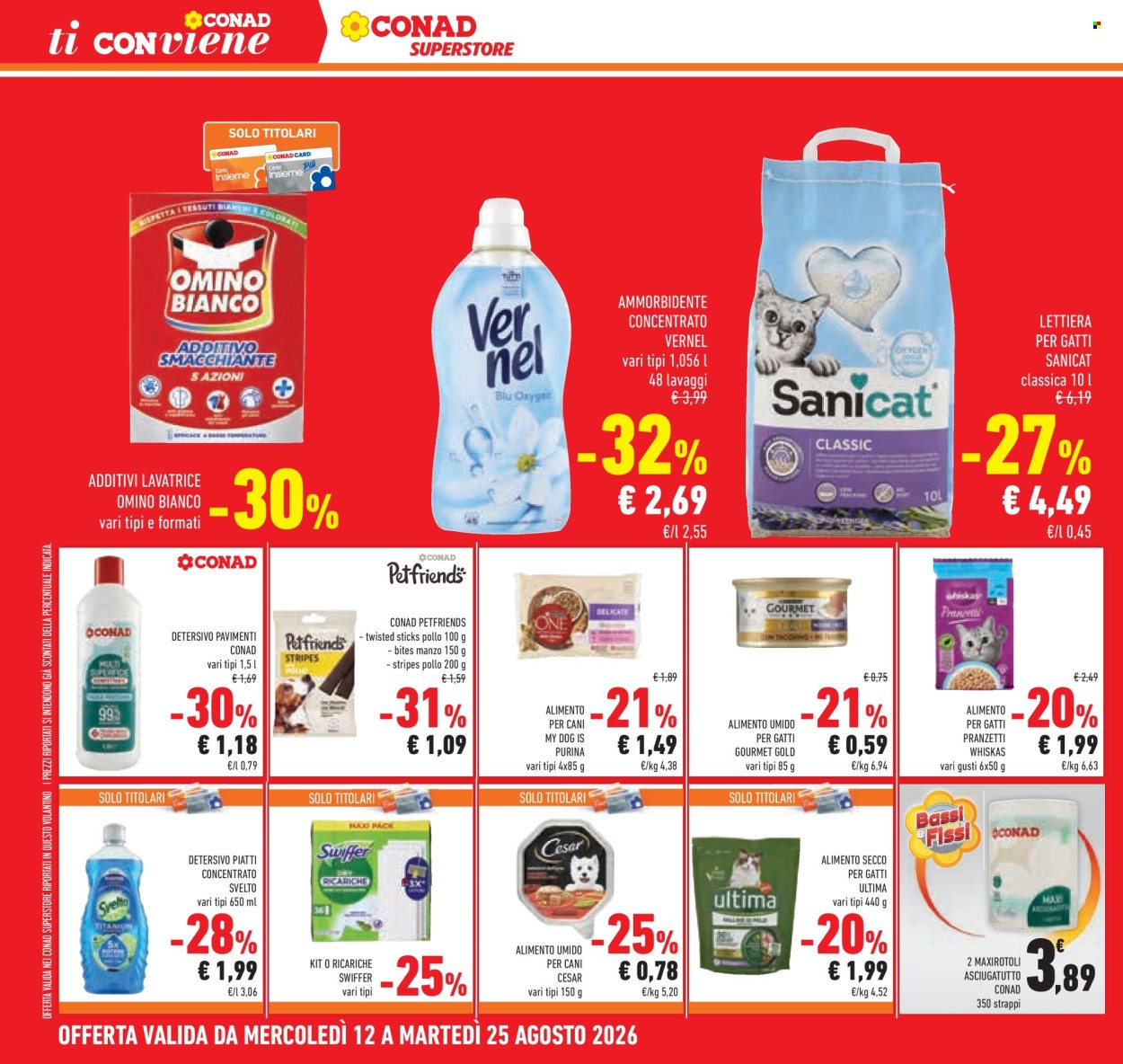Volantino Conad Superstore - 12/8/2026 - 25/8/2026. Pagina 28