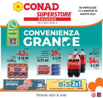 Volantino Conad Superstore - 12/8/2026 - 25/8/2026.
