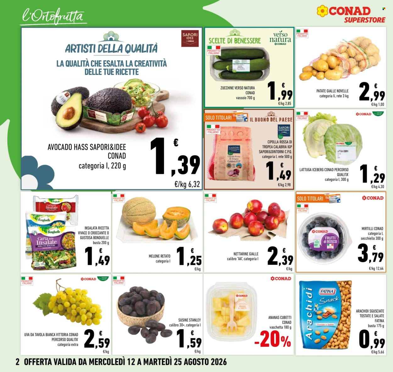 Volantino Conad Superstore - 12/8/2026 - 25/8/2026. Pagina 2