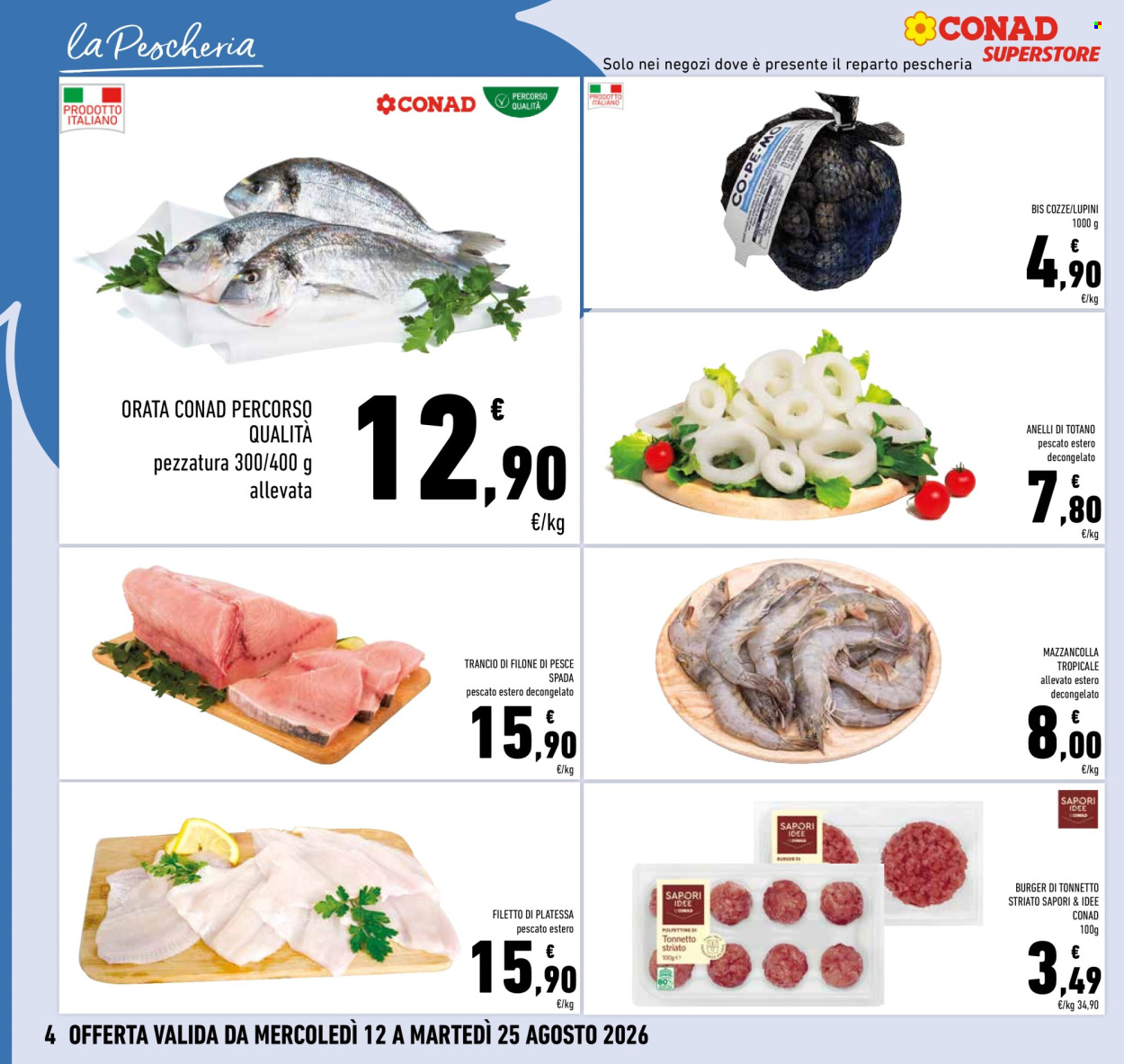 Volantino Conad Superstore - 12/8/2026 - 25/8/2026. Pagina 4
