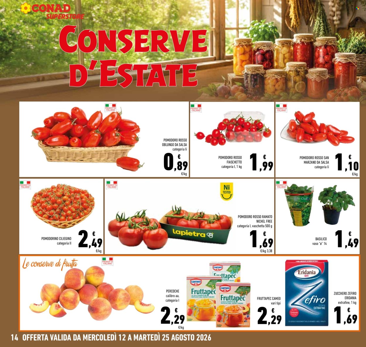 Volantino Conad Superstore - 12/8/2026 - 25/8/2026. Pagina 14