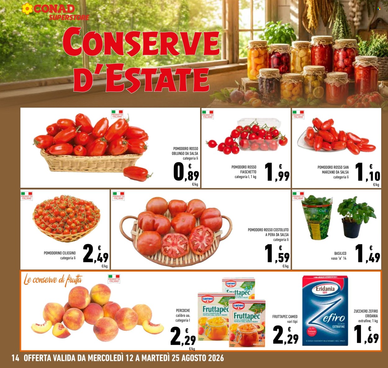 Volantino Conad Superstore - 12/8/2026 - 25/8/2026. Pagina 14