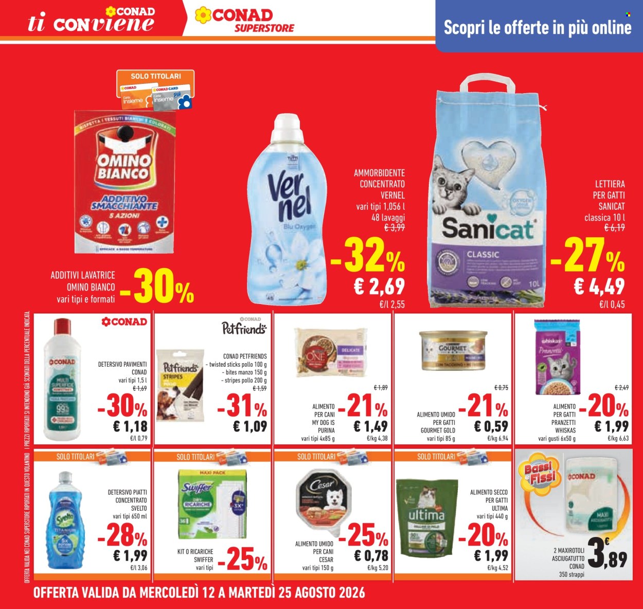 Volantino Conad Superstore - 12/8/2026 - 25/8/2026. Pagina 34