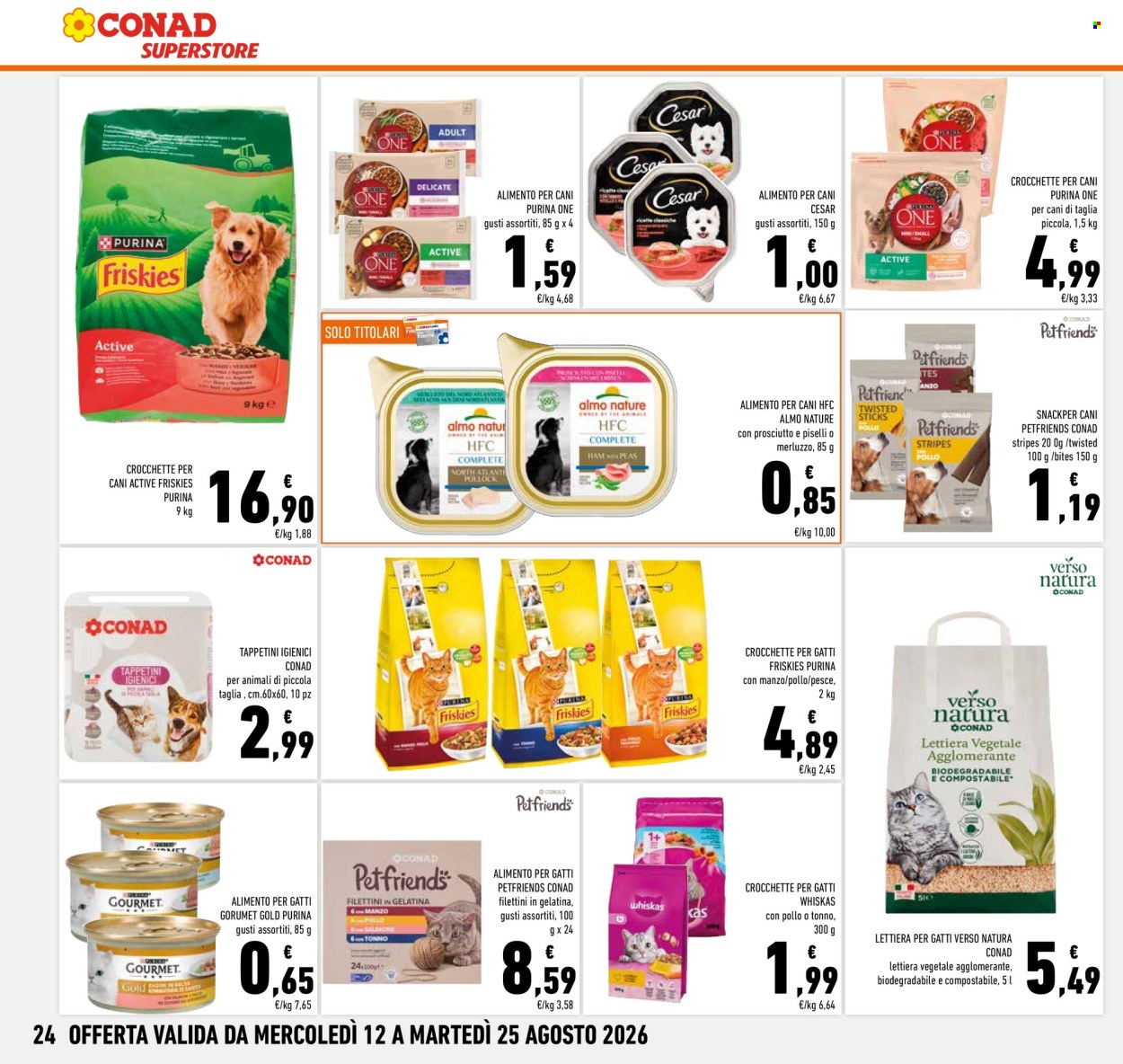 Volantino Conad Superstore - 12/8/2026 - 25/8/2026. Pagina 24