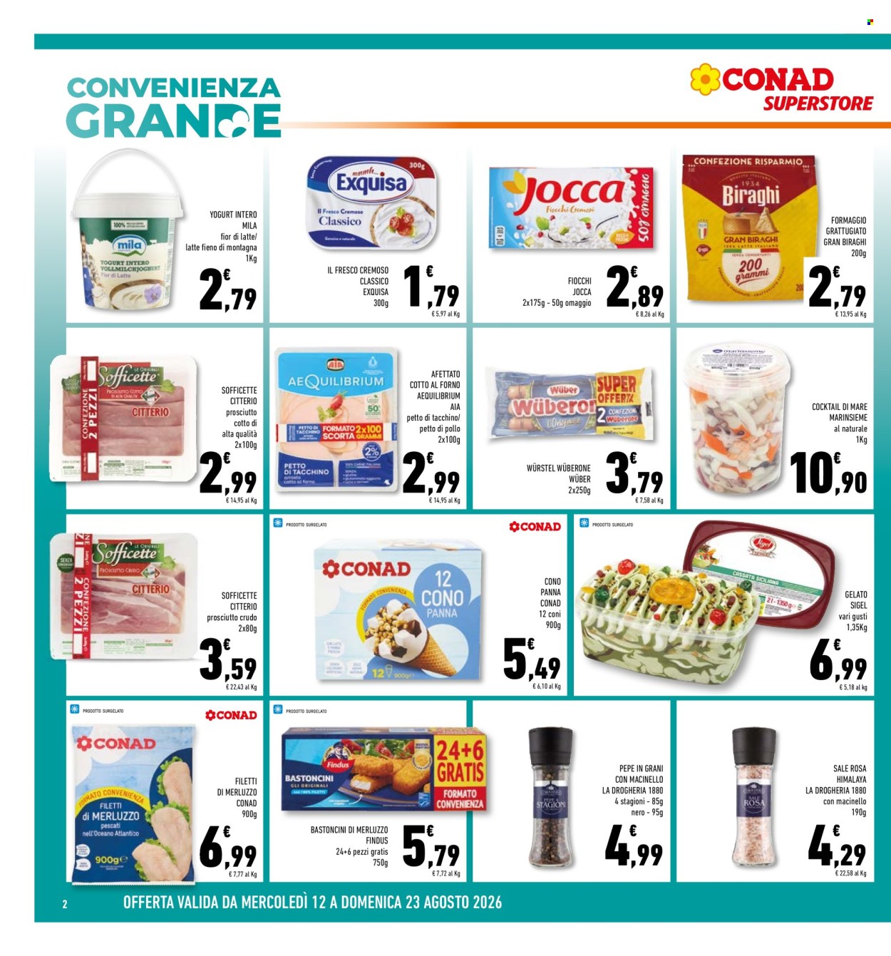 Volantino Conad - 12/8/2026 - 23/8/2026. Pagina 2