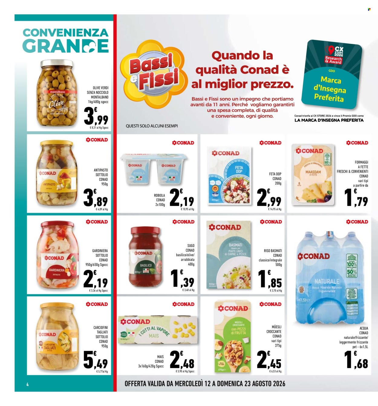 Volantino Conad - 12/8/2026 - 23/8/2026. Pagina 4