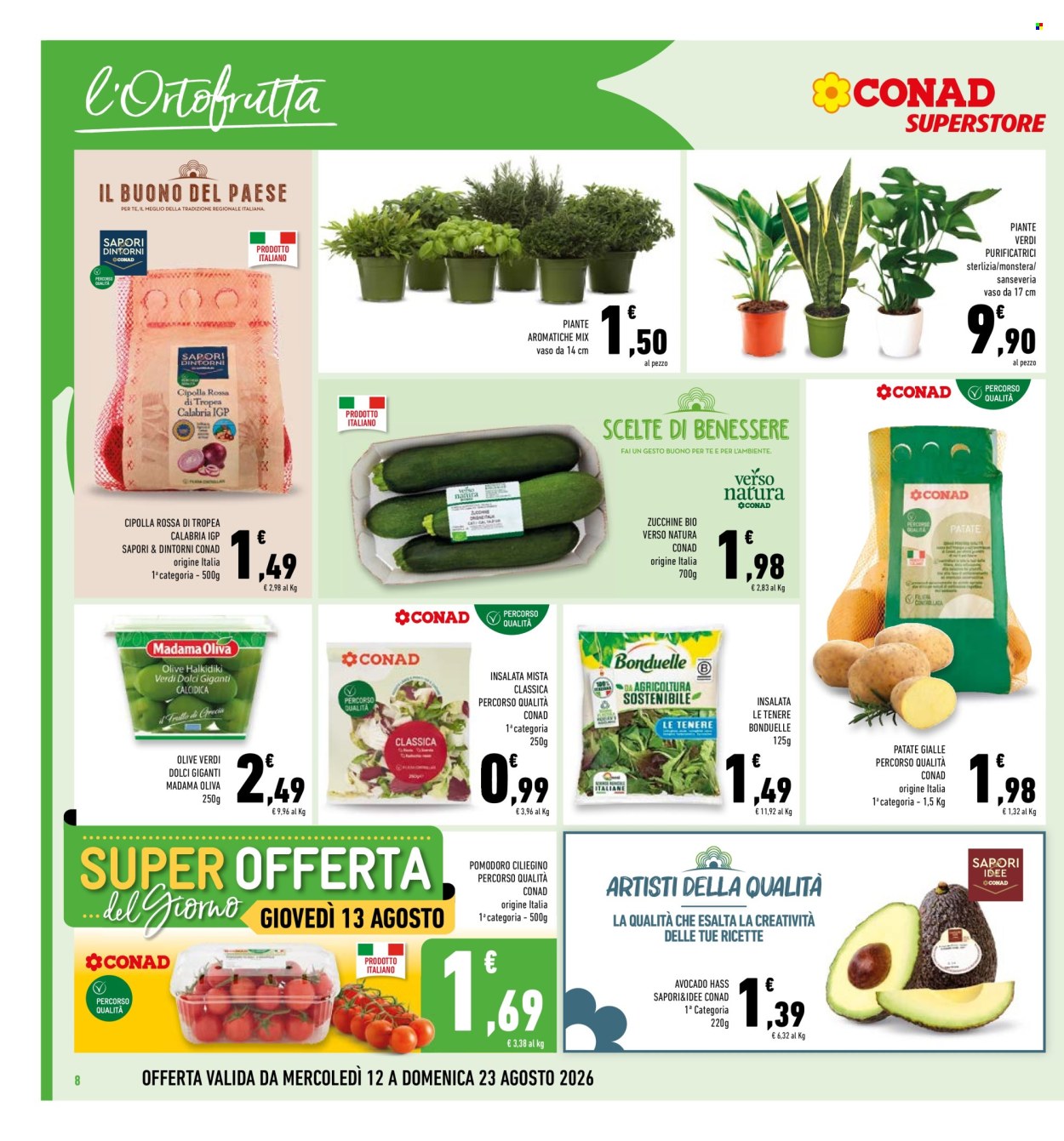 Volantino Conad - 12/8/2026 - 23/8/2026. Pagina 8