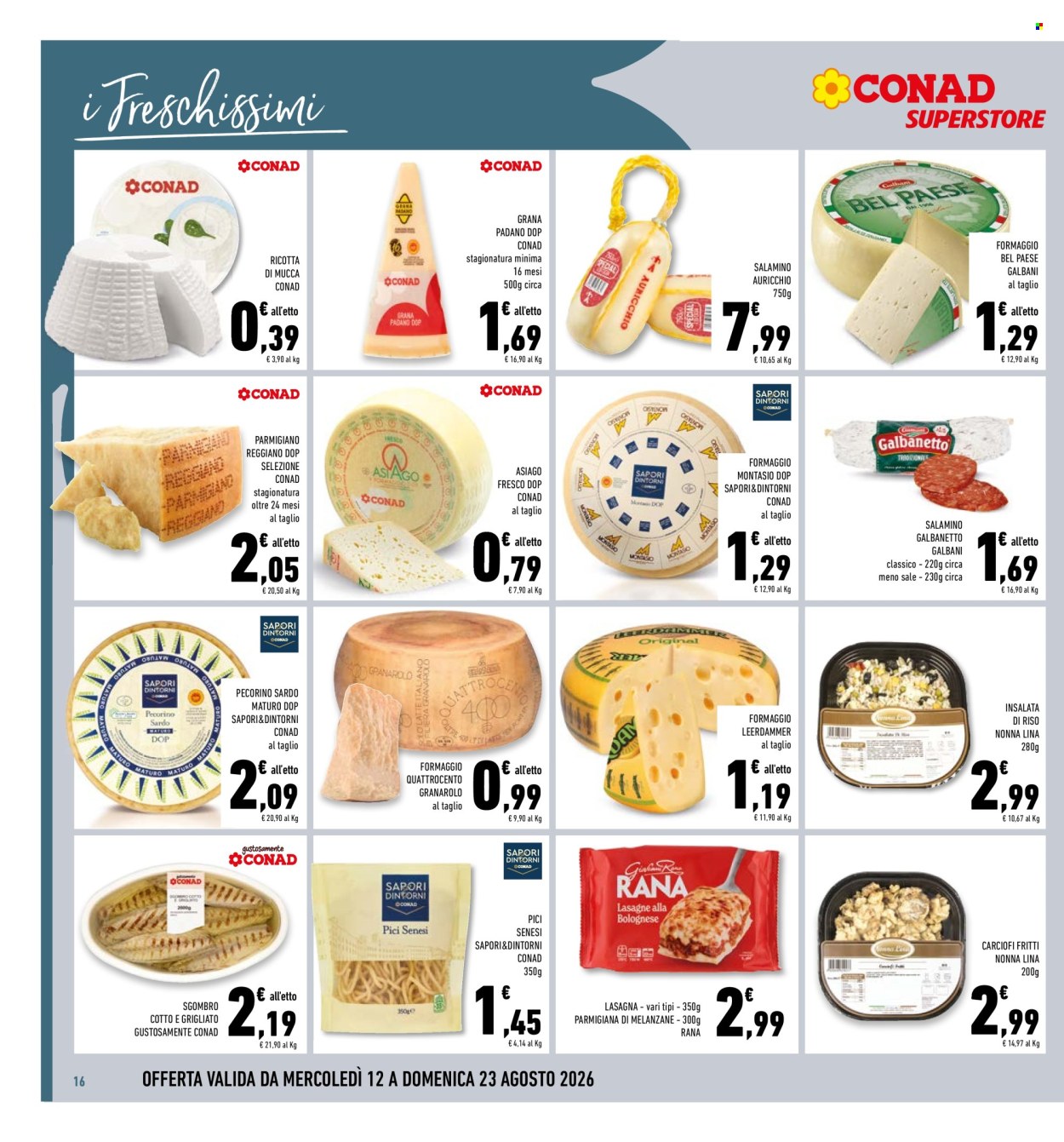 Volantino Conad - 12/8/2026 - 23/8/2026. Pagina 16