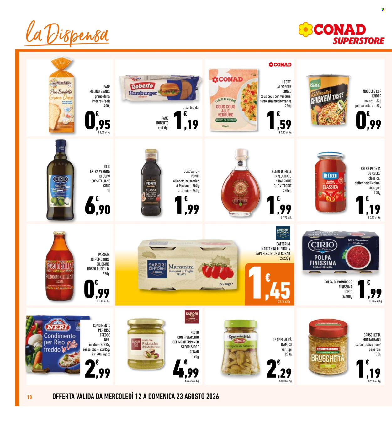 Volantino Conad - 12/8/2026 - 23/8/2026. Pagina 18