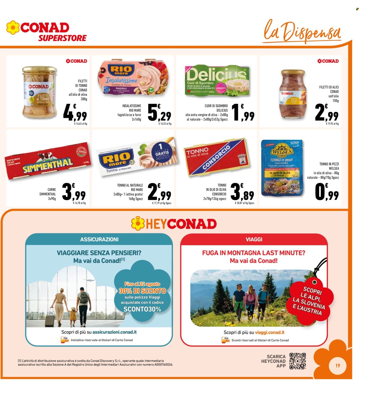 Volantino Conad - 12/8/2026 - 23/8/2026. Pagina 19