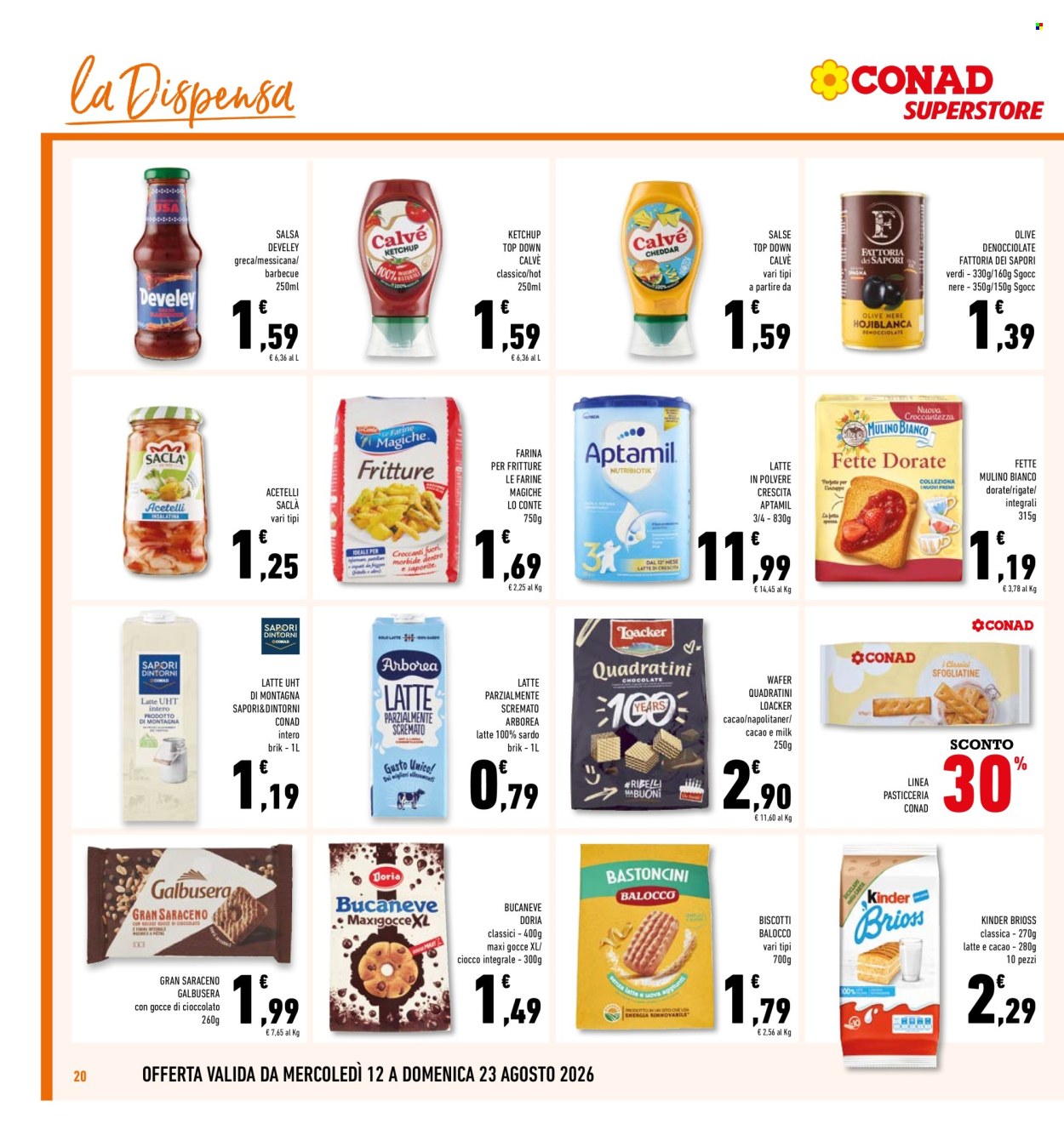 Volantino Conad - 12/8/2026 - 23/8/2026. Pagina 20