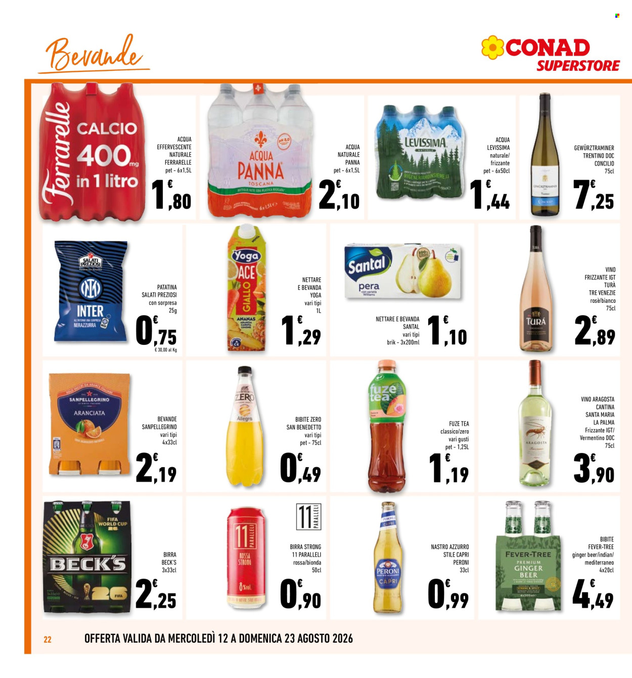 Volantino Conad - 12/8/2026 - 23/8/2026. Pagina 22