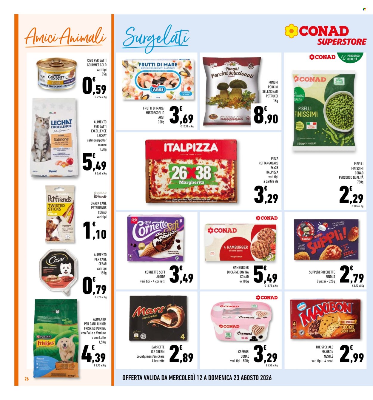 Volantino Conad - 12/8/2026 - 23/8/2026. Pagina 26