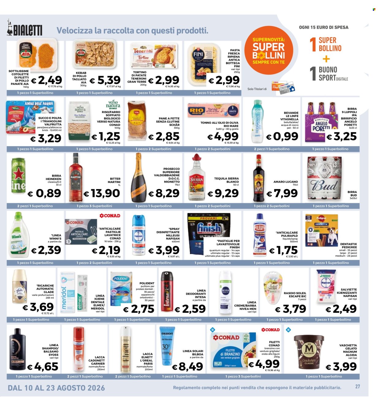 Volantino Conad - 12/8/2026 - 23/8/2026. Pagina 27
