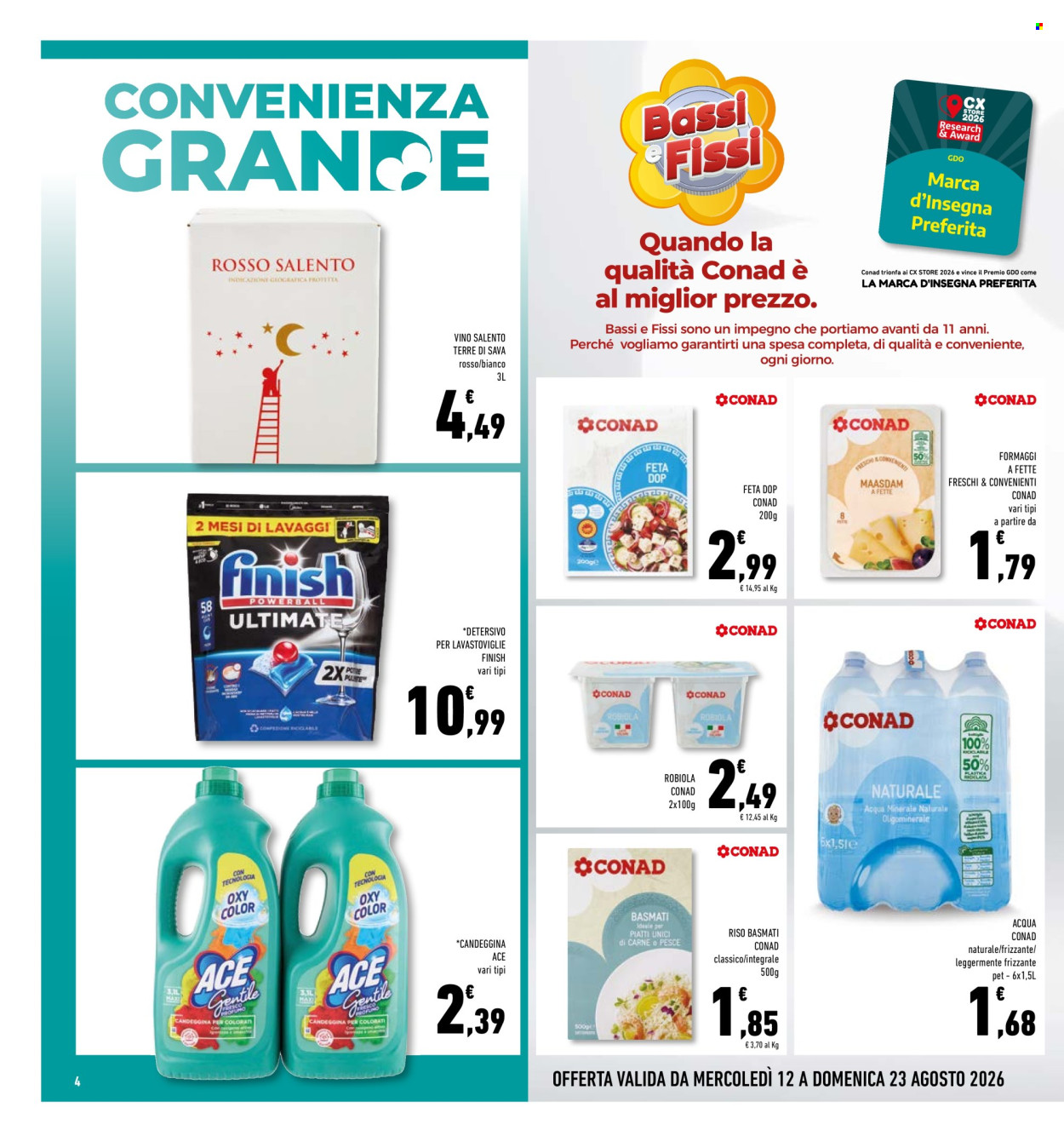Volantino Conad Superstore - 12/8/2026 - 23/8/2026. Pagina 4
