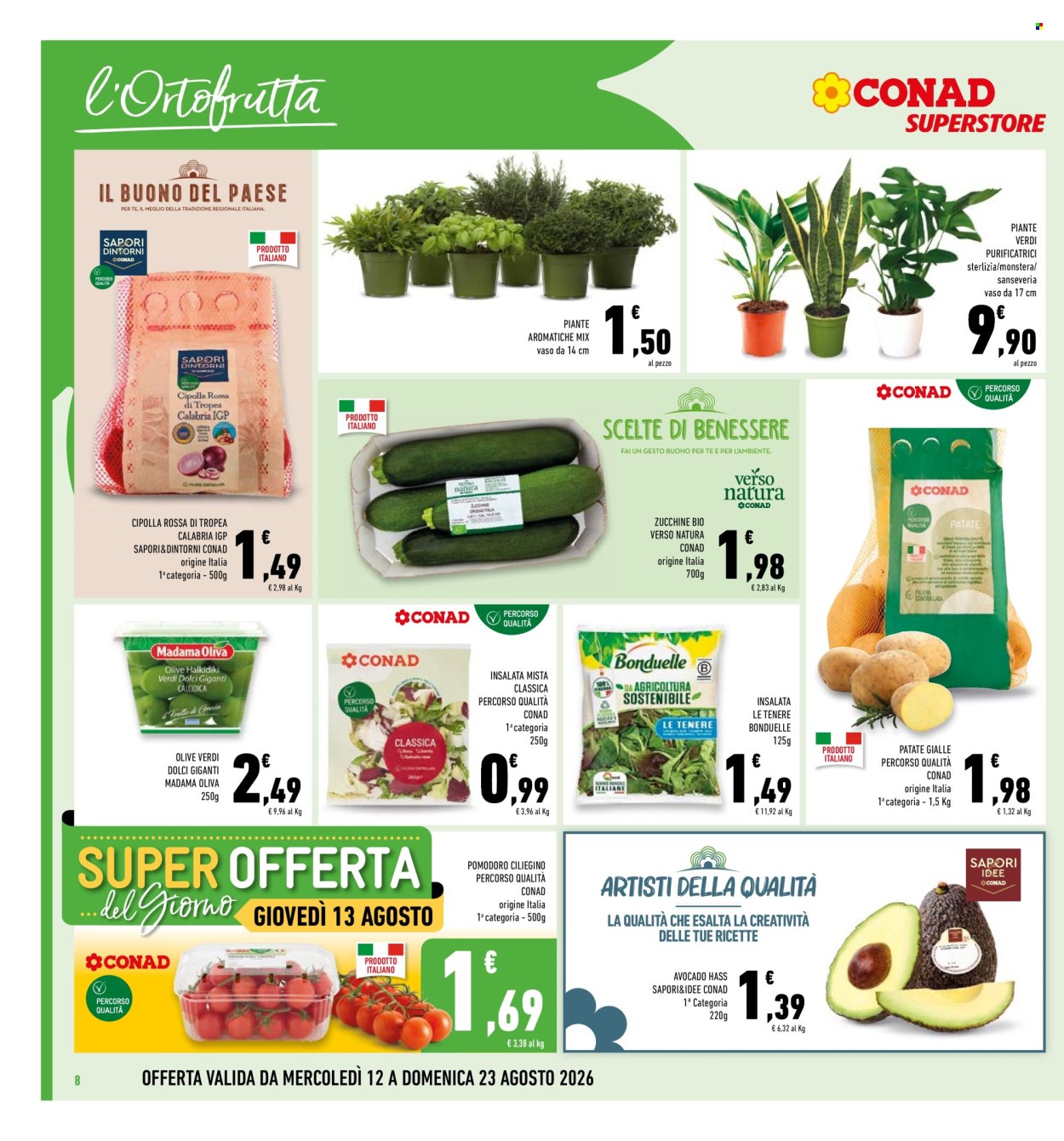 Volantino Conad Superstore - 12/8/2026 - 23/8/2026. Pagina 8