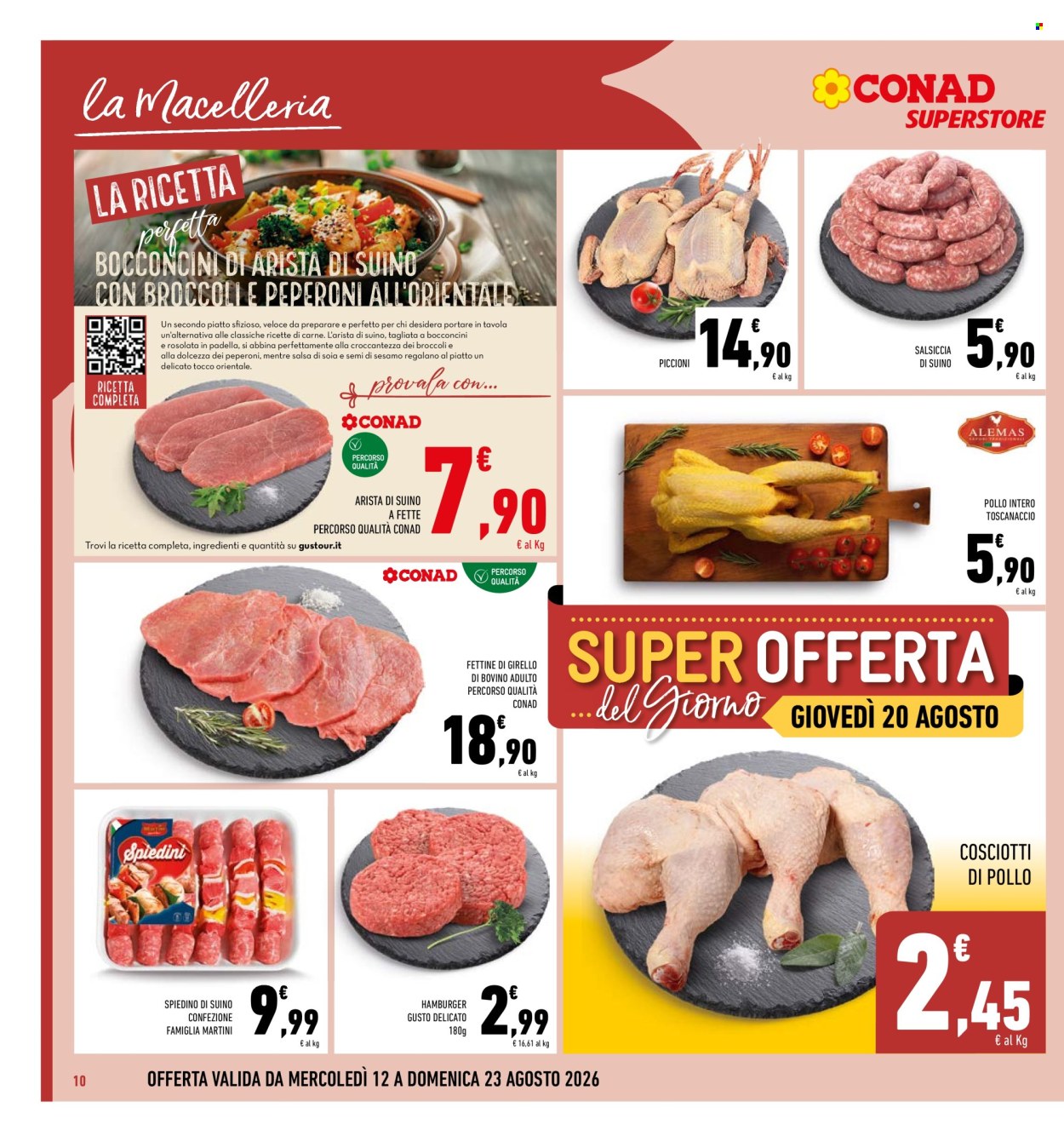 Volantino Conad Superstore - 12/8/2026 - 23/8/2026. Pagina 10