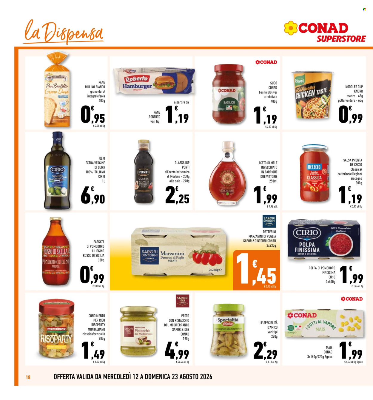 Volantino Conad Superstore - 12/8/2026 - 23/8/2026. Pagina 18