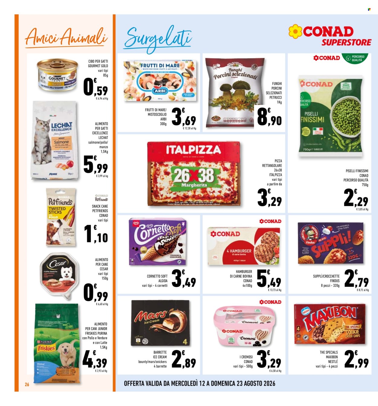 Volantino Conad Superstore - 12/8/2026 - 23/8/2026. Pagina 26