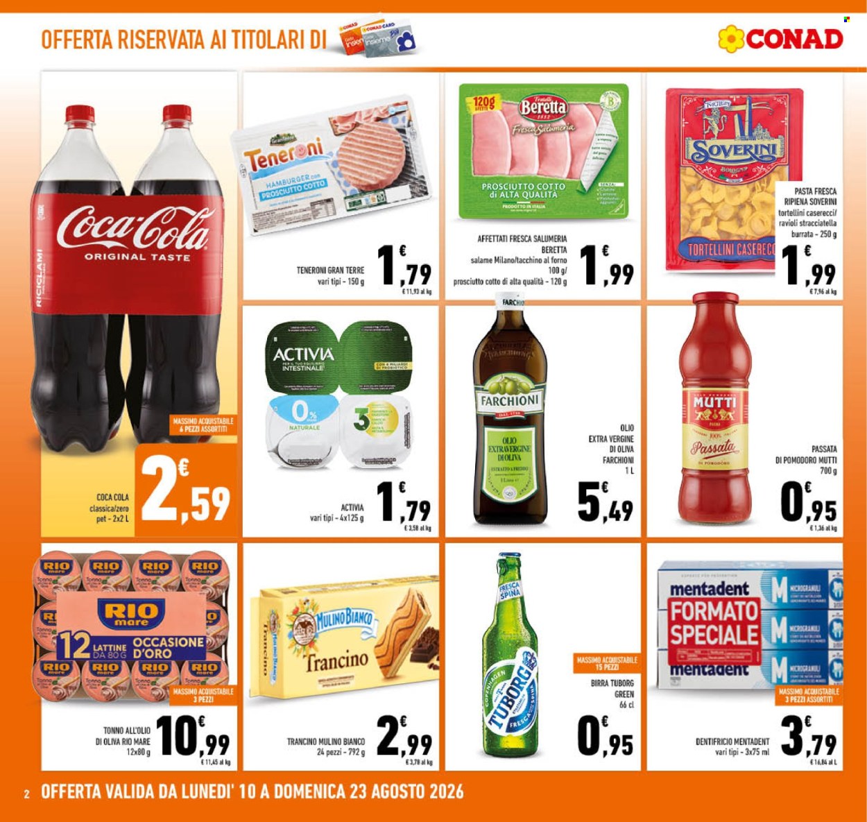 Volantino Conad - 10/8/2026 - 23/8/2026. Pagina 2