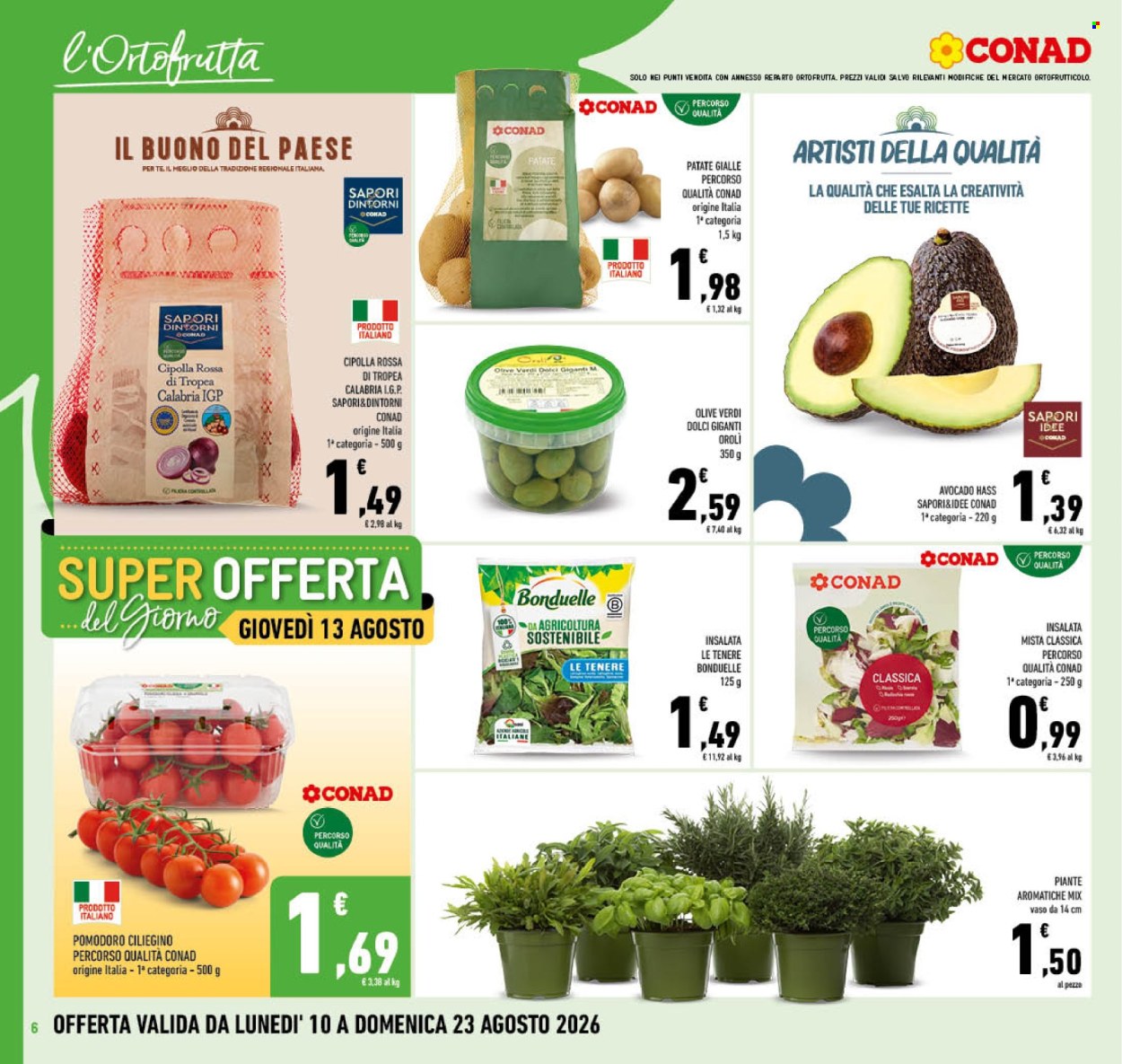 Volantino Conad - 10/8/2026 - 23/8/2026. Pagina 6