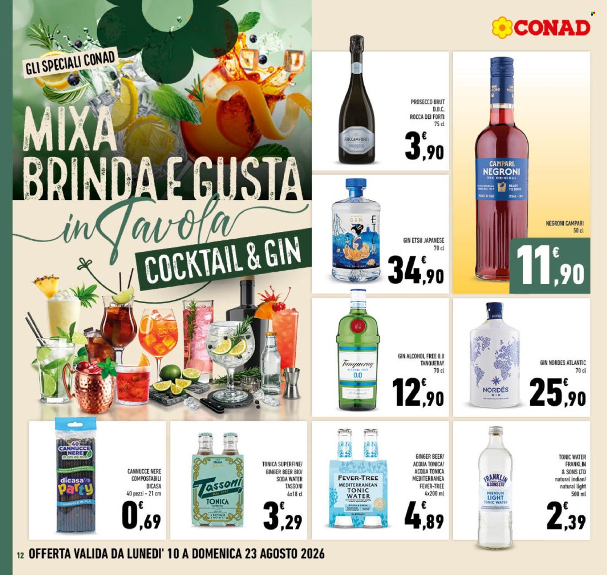 Volantino Conad - 10/8/2026 - 23/8/2026. Pagina 12