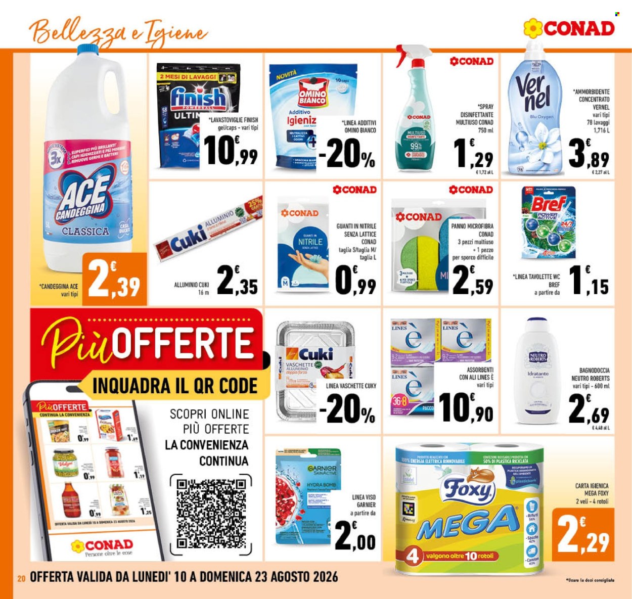 Volantino Conad - 10/8/2026 - 23/8/2026. Pagina 20