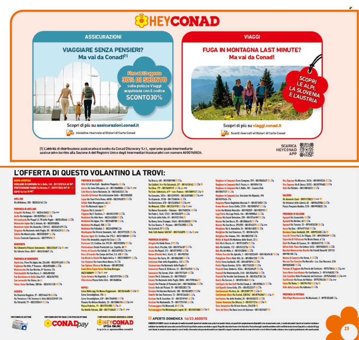Volantino Conad - 10/8/2026 - 23/8/2026. Pagina 23