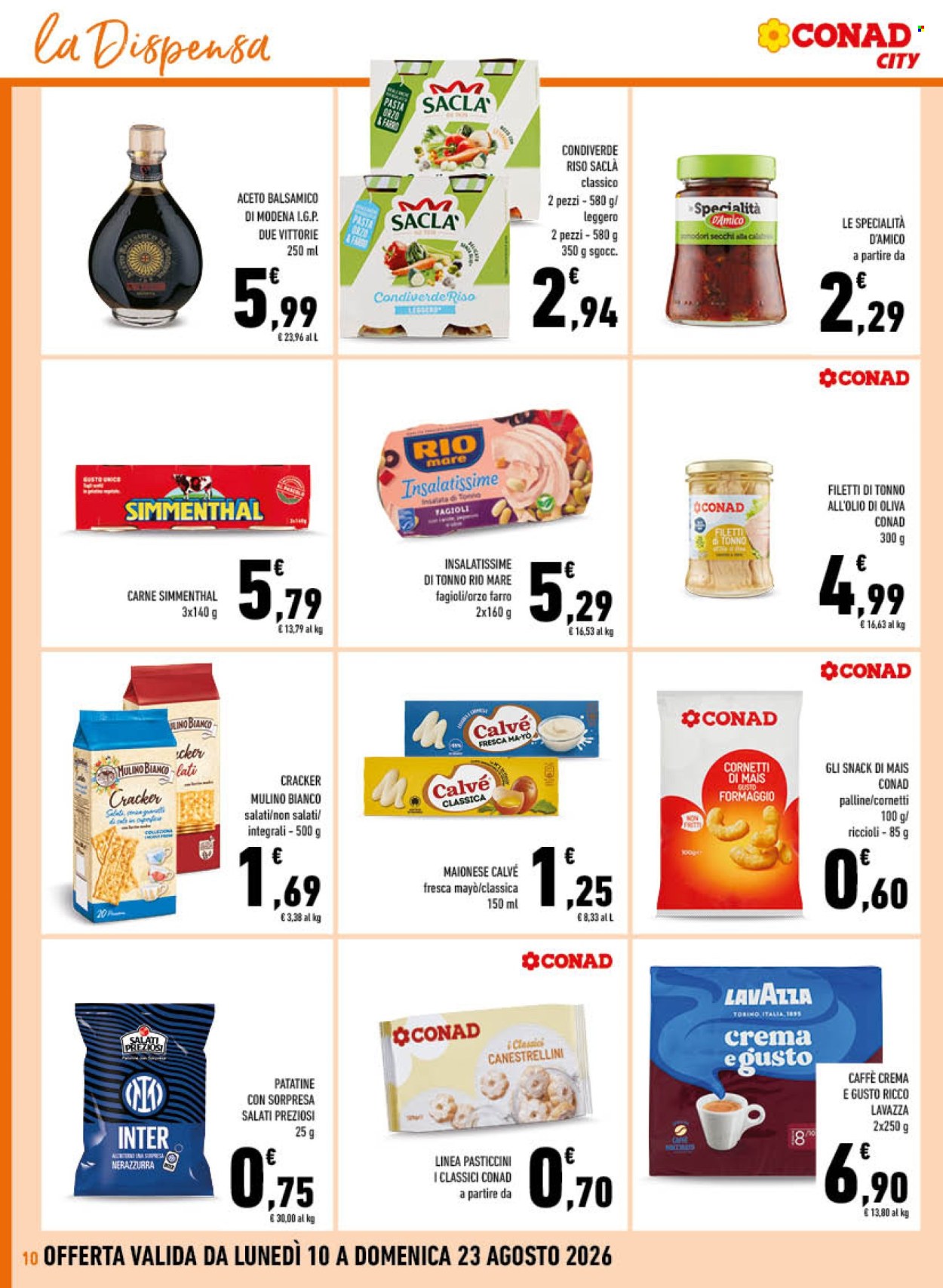 Volantino Conad - 10/8/2026 - 23/8/2026. Pagina 10