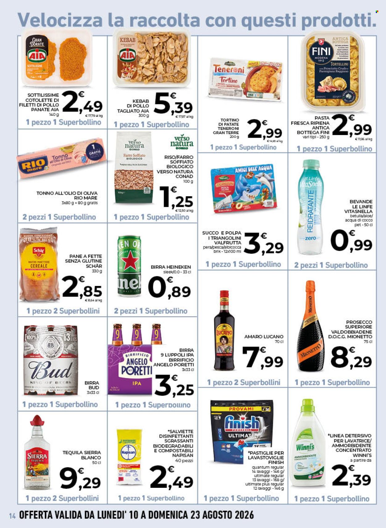 Volantino Conad - 10/8/2026 - 23/8/2026. Pagina 14