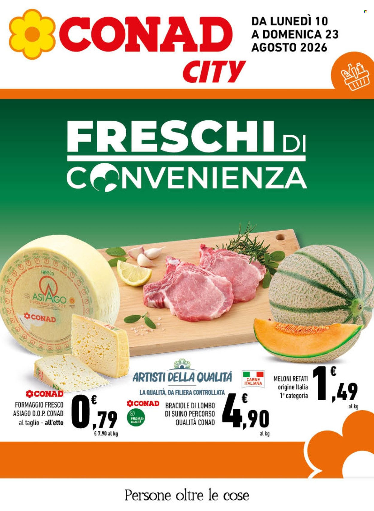 Volantino Conad City - 10/8/2026 - 23/8/2026. Pagina 1