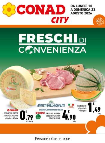 Volantino Conad City - 10/8/2026 - 23/8/2026.