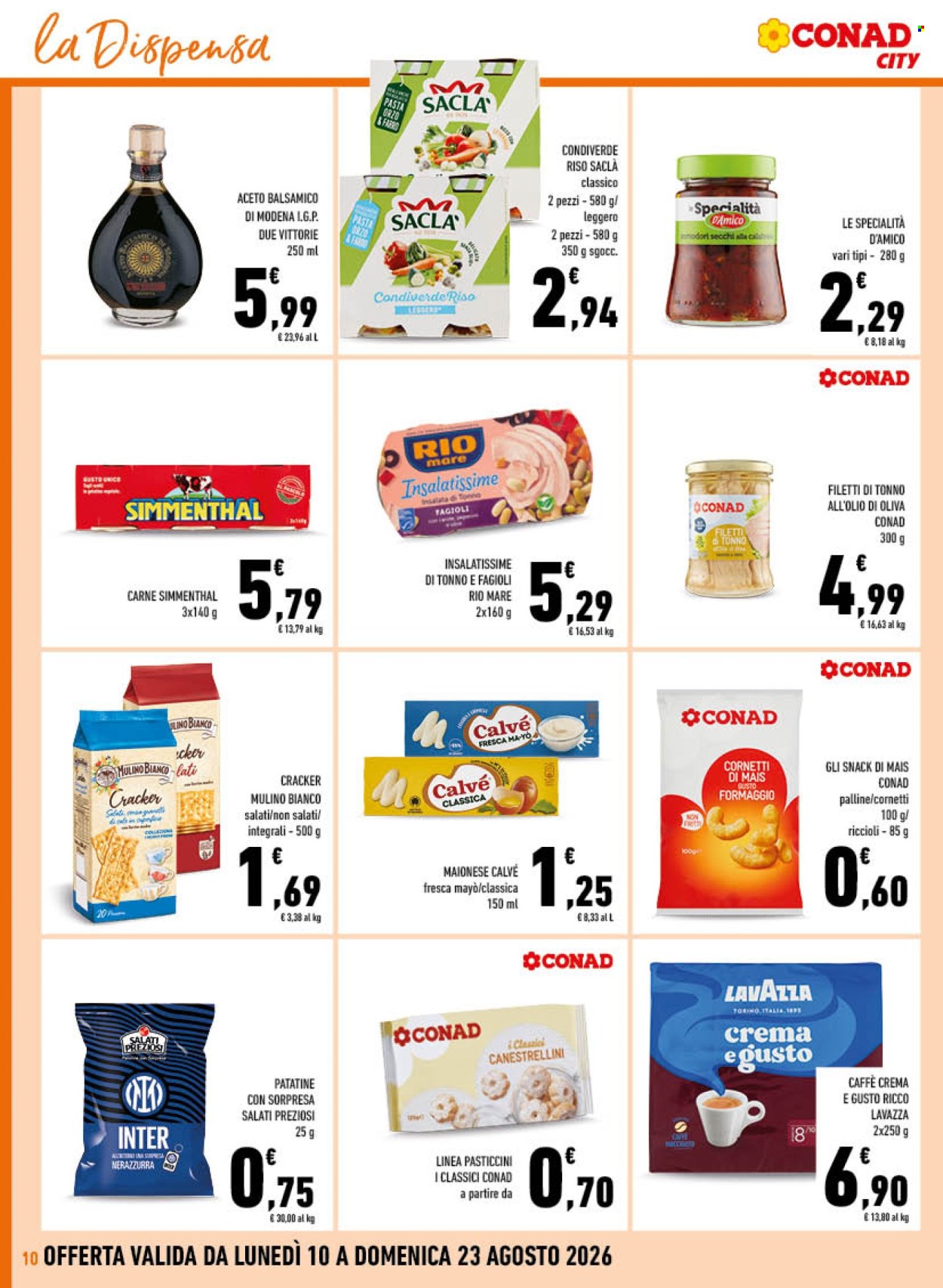 Volantino Conad City - 10/8/2026 - 23/8/2026. Pagina 10
