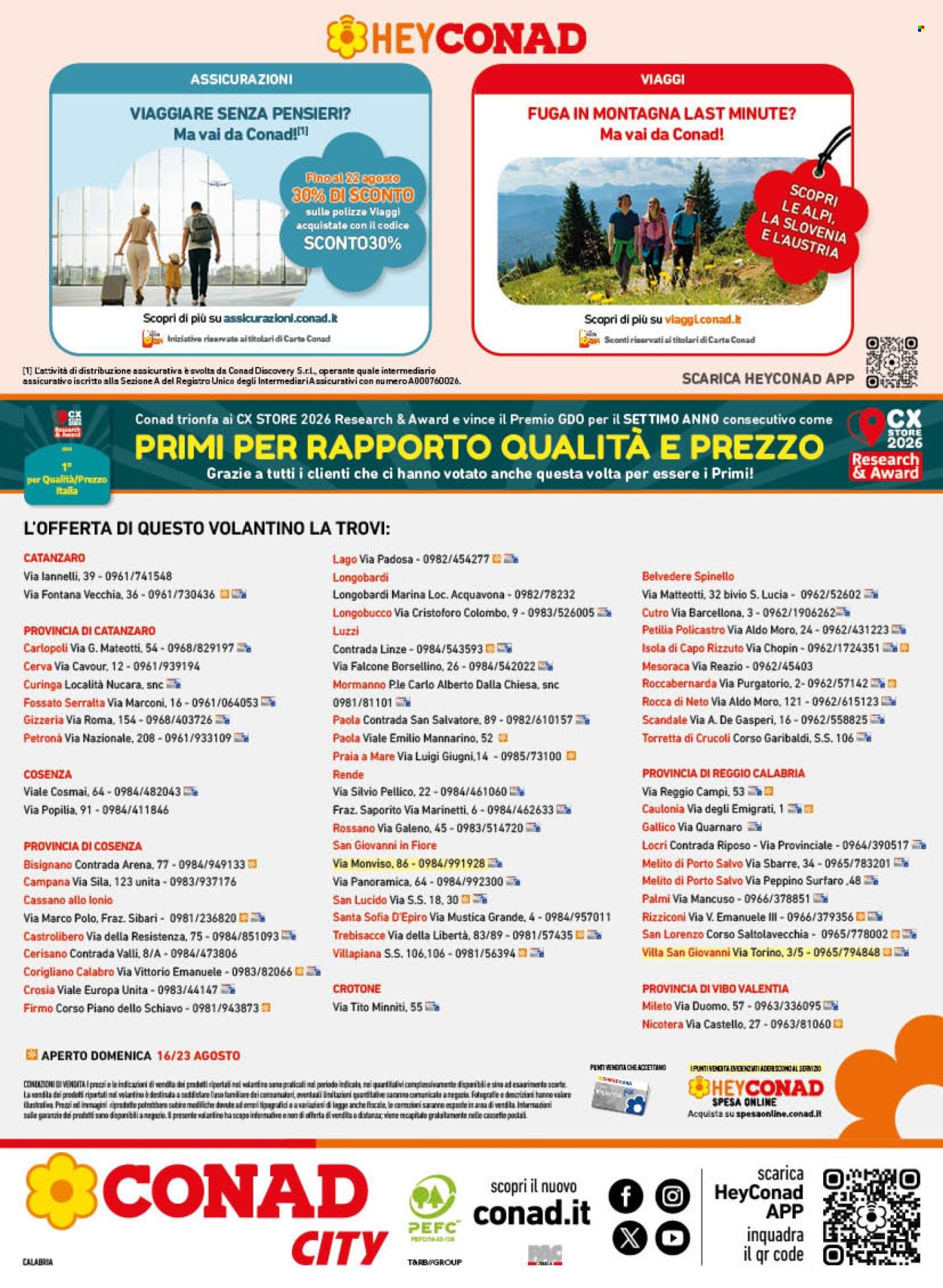 Volantino Conad City - 10/8/2026 - 23/8/2026. Pagina 16