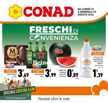 Volantino Conad - 10/8/2026 - 23/8/2026.