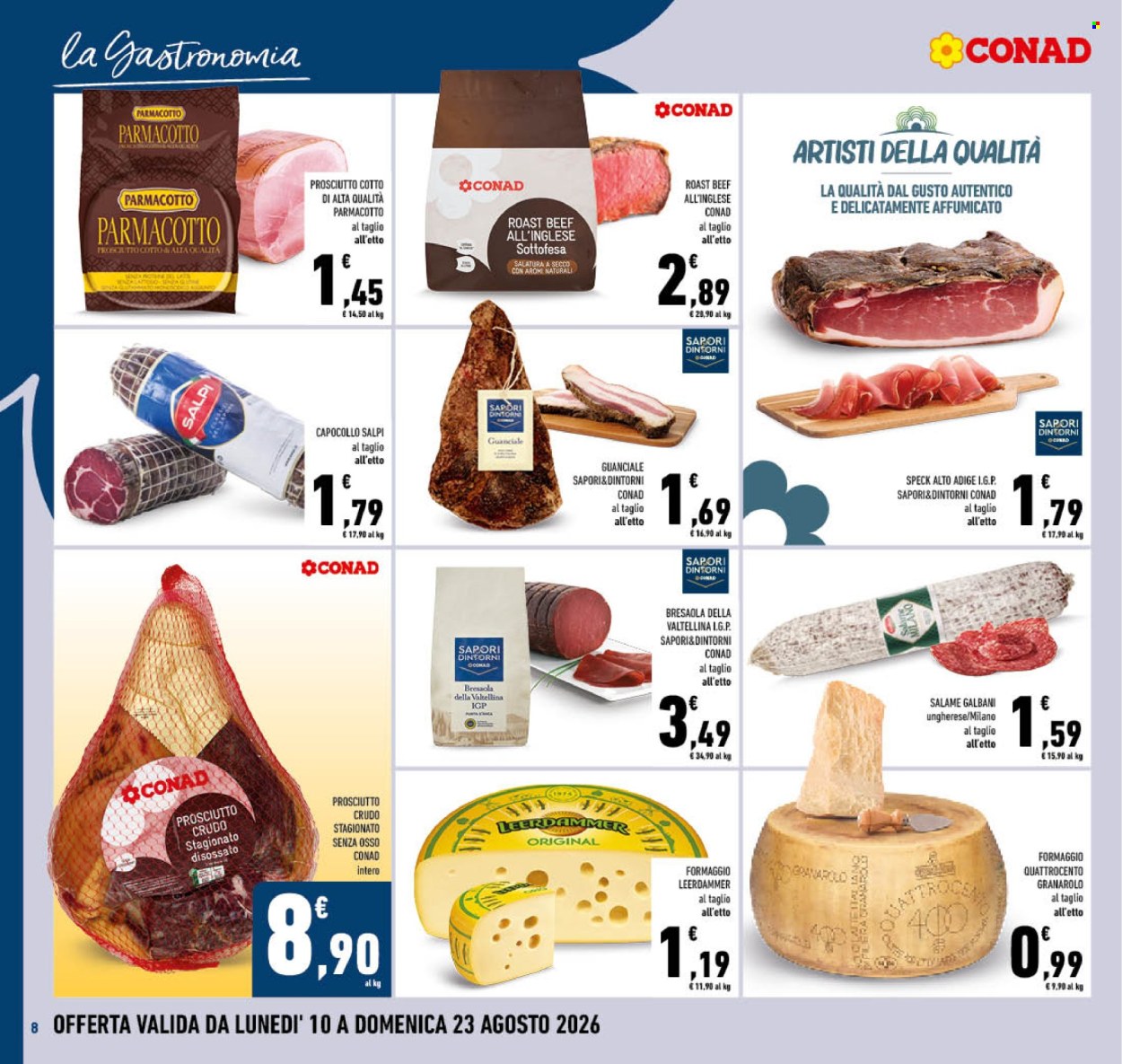 Volantino Conad - 10/8/2026 - 23/8/2026. Pagina 8