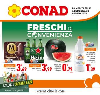 Volantino Conad - 12/8/2026 - 23/8/2026.