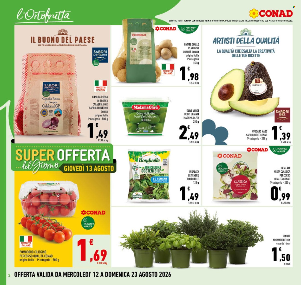 Volantino Conad - 12/8/2026 - 23/8/2026. Pagina 2