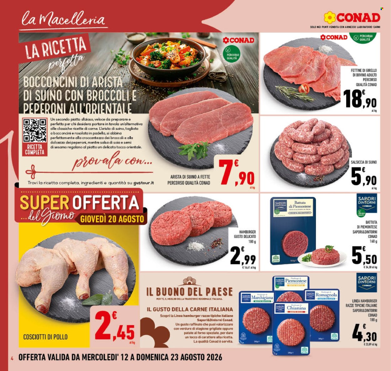 Volantino Conad - 12/8/2026 - 23/8/2026. Pagina 4
