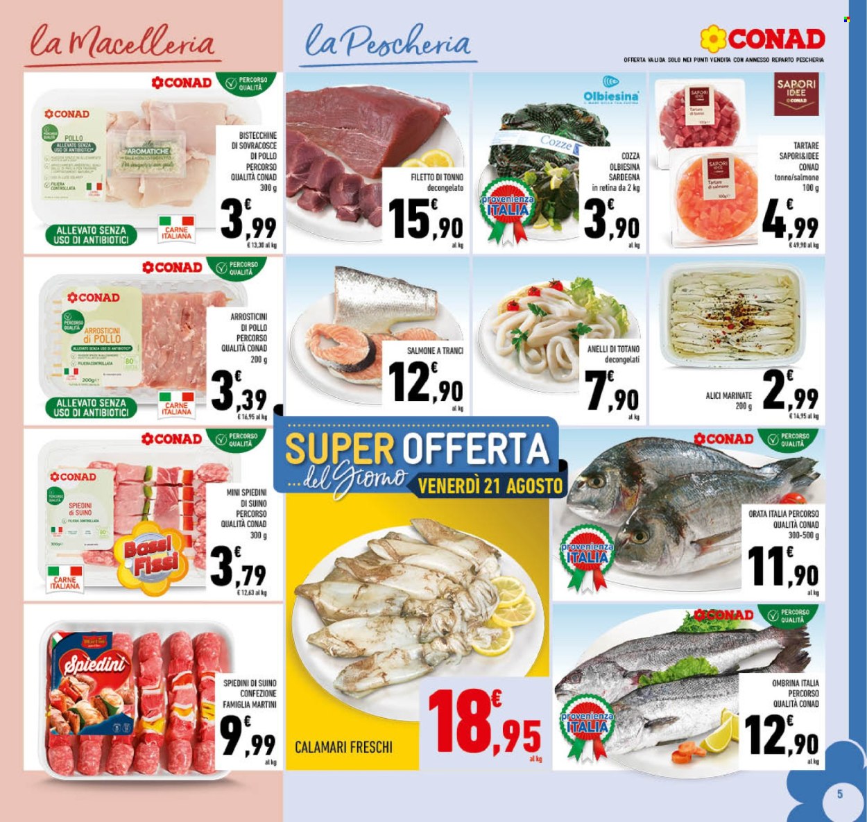 Volantino Conad - 12/8/2026 - 23/8/2026. Pagina 5