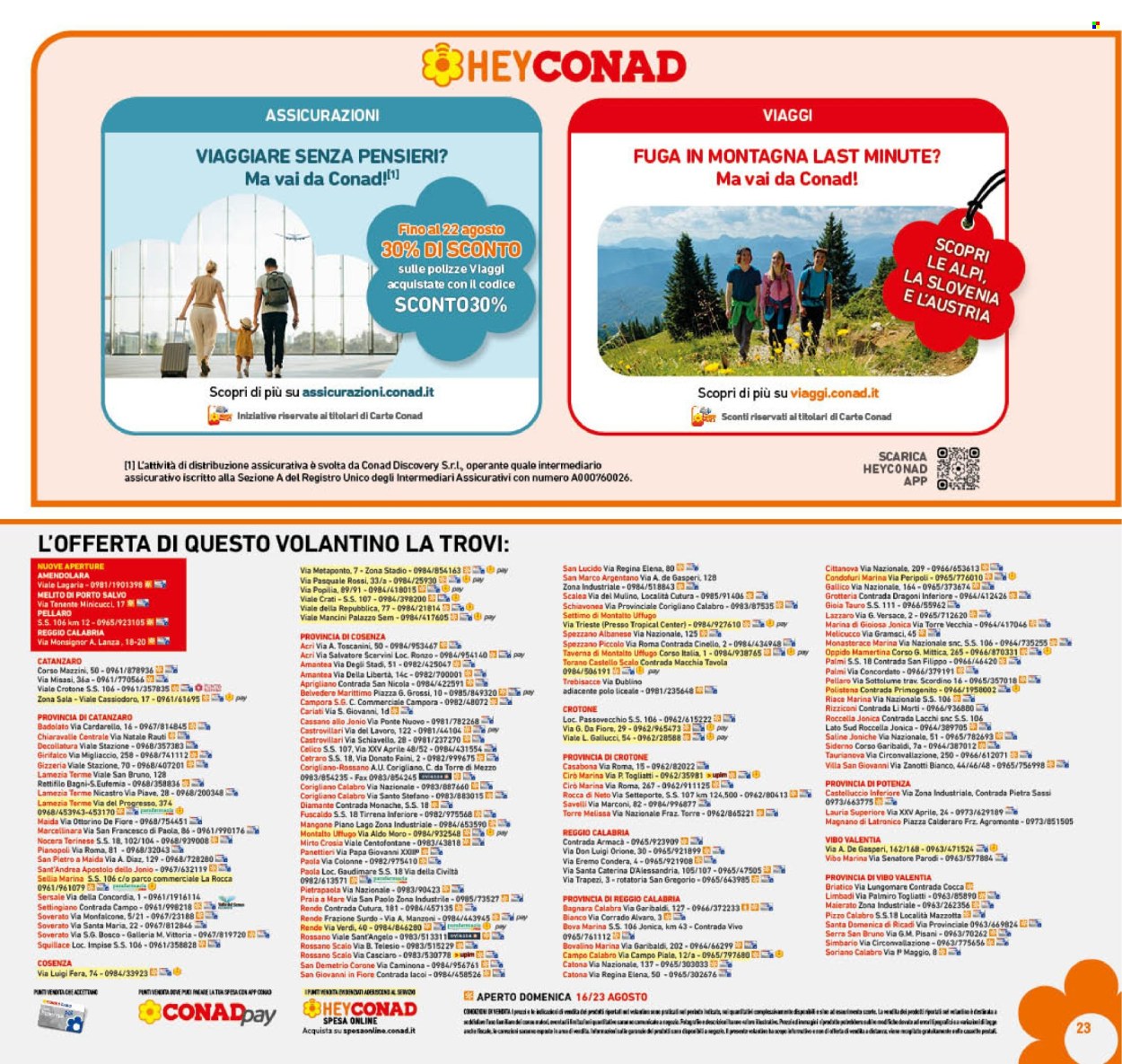 Volantino Conad - 10/8/2026 - 23/8/2026. Pagina 23
