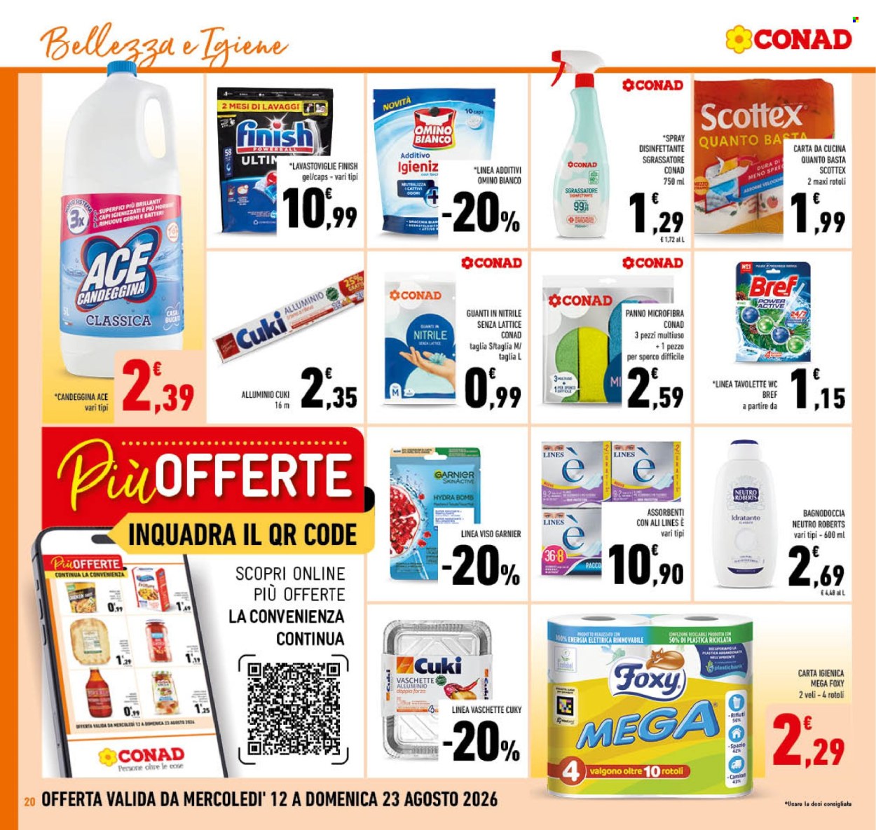 Volantino Conad - 12/8/2026 - 23/8/2026. Pagina 20